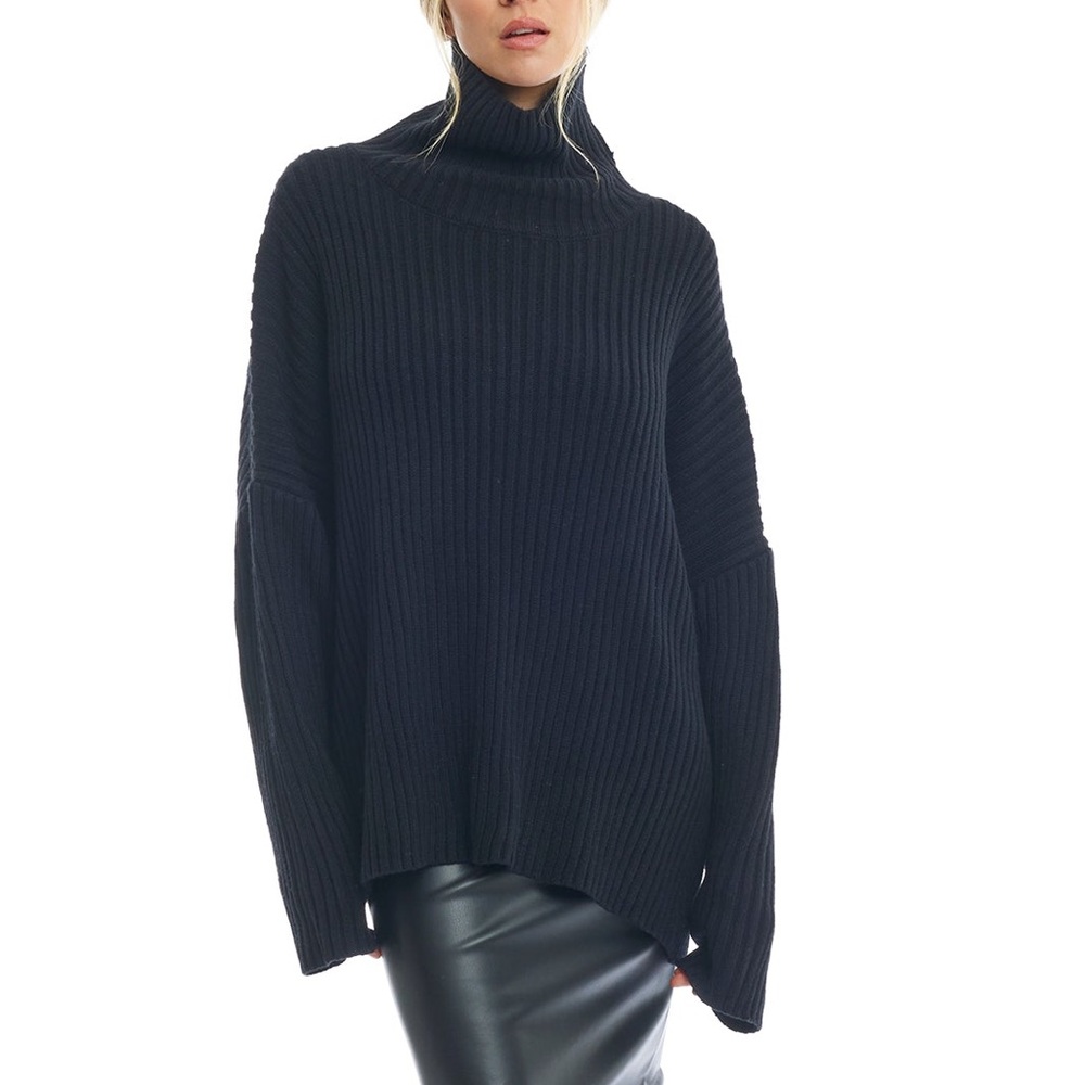 Revolve Black Casey Oversized Sweater | LBLC The Label - Size XS